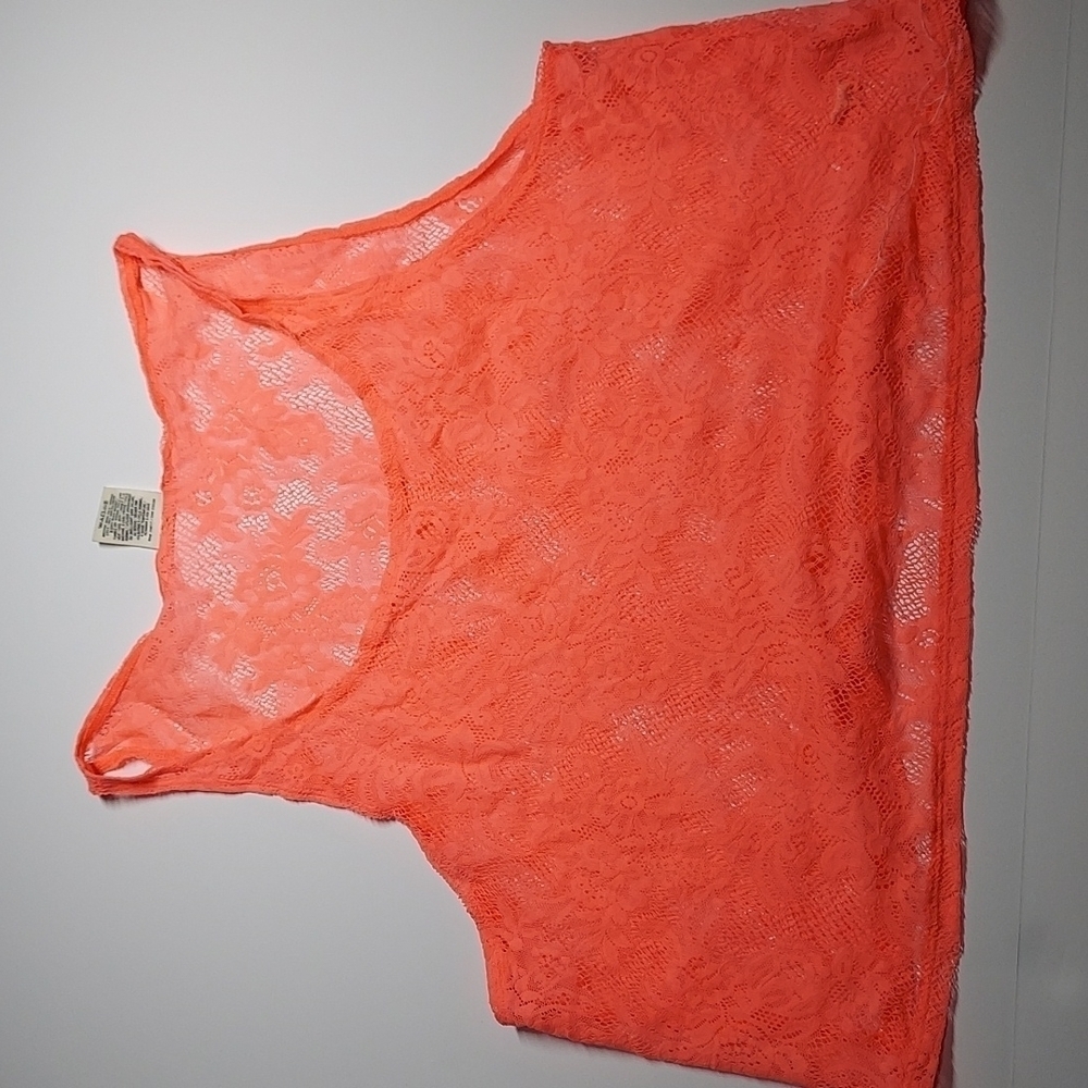 Victoria Secret Pink 100% Polyamide Lace Tank Top Size Small / Petite